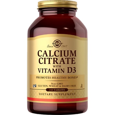 Solgar Calcium Citrate with Vitamin D3 240 tabliet