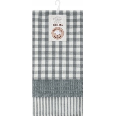 EUROFIRANY LUCY 50 x 70 cm 3 ks strieborné