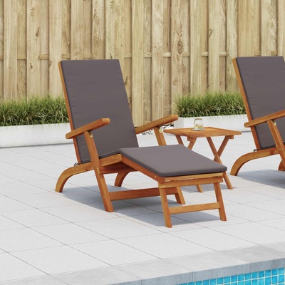 vidaXL Сгъваем и reclining шезлонг 55 x 146 x 91 см (42025002)