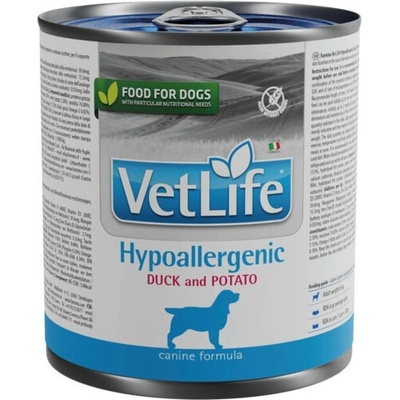 Vet Life dog Hypoallergenic Duck & Potato 300 g
