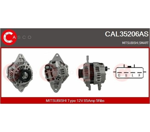 Alternátor CASCO CAL35206AS