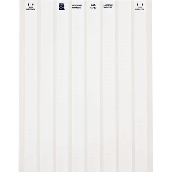 Brady LAT-4-747-10 / 029709, LaserTab Laser Printable Labels, 20.32 mm x 6.35 mm (29709)