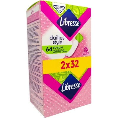 Libresse ежедневни дамски превръзки, So slim, 64 броя