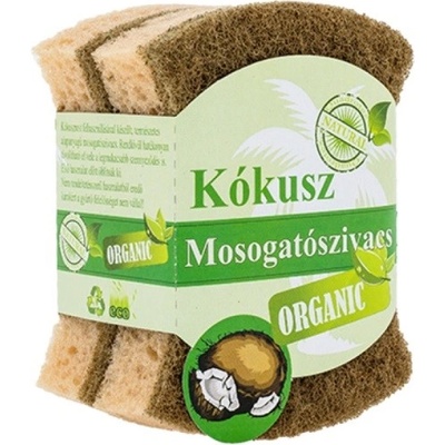 Čisticí houba, s kokosovými vlákny, 2 ks, BIO NATURAL, 2 ks