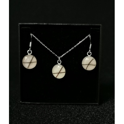 Meganflo Комплект сребро - кърма и коса