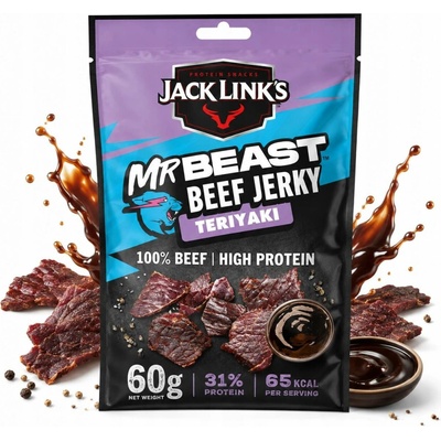 Jack Links Beef jerky teryiaki 60 g