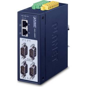 Planet - Тайван Индустриален 4-портов RS232-422-485 Modbus Gateway, (IMG-2400T)