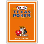 Modiano Пластични покер карти Texas Poker - оранжев гръб