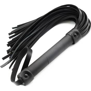 Image 1 of LateToBed BDSM Line Neoprene Style Flogger 48.5cm Black