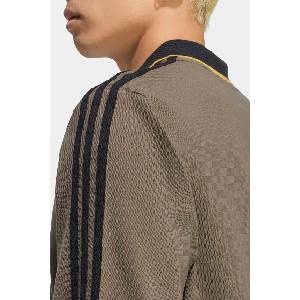 Adidas тениска с яка мъжка с памук Engineered Rib (KS9267)
