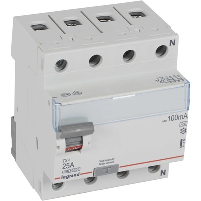 Legrand 25A/100mA/4p/A 411774