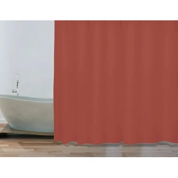 MSV ЗАВЕСА ЗА БАНЯ polyester 180х200 ТЕРАКОТА (149289)