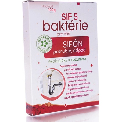 SIF 5 baktérie pre Váš sifón, potrubie, odpad 100 g