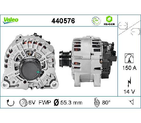 Alternátor VALEO 440576