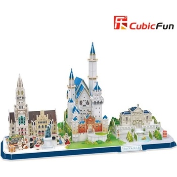 CubicFun 3D пъзел 178 части CubicFun - City Line Bavaria