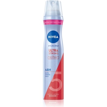 Nivea Ultra Strong лак за коса с екстра силна фиксация без силикон 250ml