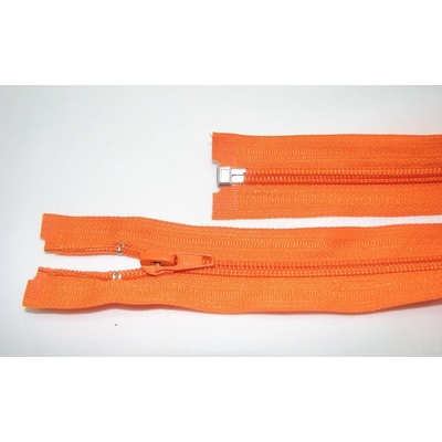 Zips špirála deliteľný 5mm - dĺžka 60cm,oranžová