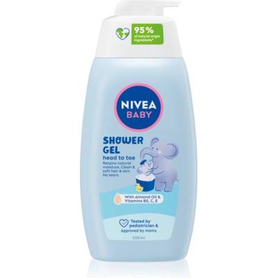 Nivea BABY душ гел за тяло и коса 500ml