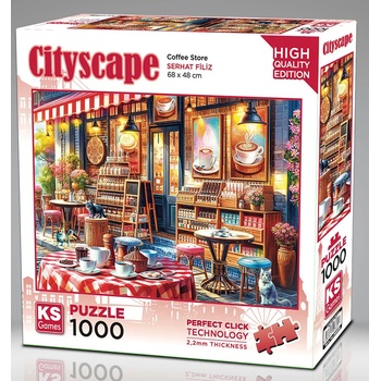 KS Games - Puzzle Coffee Store - 1 000 piese