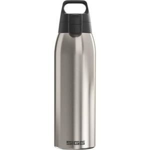 SIGG - Insulated drinking bottle - Thermos bottle Shield Therm One Brushed - carbonated drinks - leak-proof - dishwasher safe - BPA-free - 90% recycled stainless steel - silver - 1L - 6218.00 (6218.00)