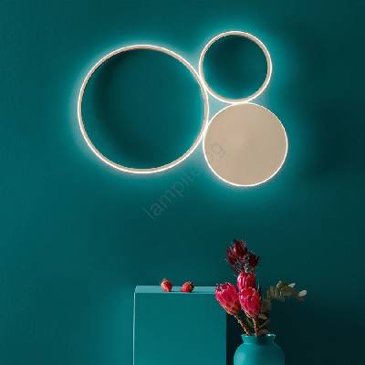 Ondaluce - димируемо LED стенно осветително тяло POIS LED/42W/230V златно (OND0013)