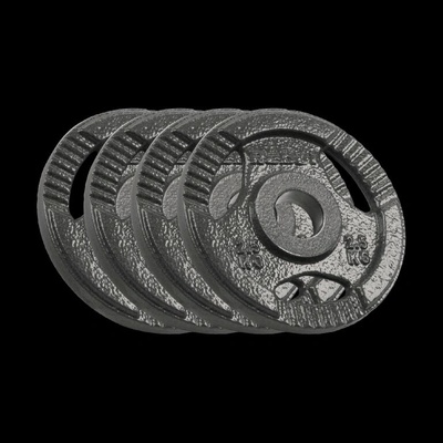 REBEL ACTIVE Oceľové olympijské závažie set 4 x 2.5 kg 51 mm