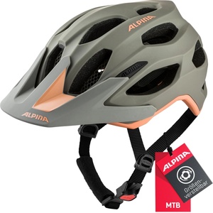 Alpina Carapax 2.0 MTB bicycle helmet, Moon-Grey-Peach matt, 57-62 cm - A9725323 (A9725323)