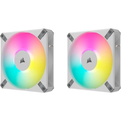 Corsair iCUE AF140 RGB ELITE Dual Pack White (CO-9050160-WW)