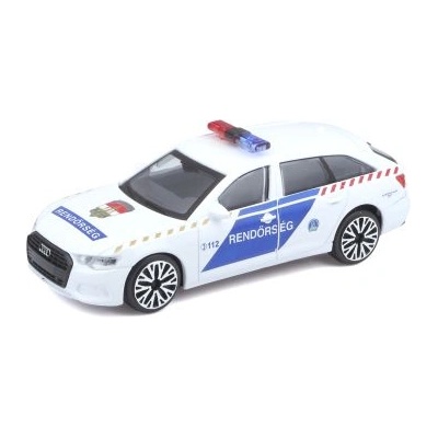 Bburago Bburago: Audi A6 Avant Унгарска полицейска кола, 1: 43