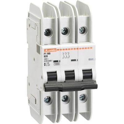 Lovato Electric P1MBUH3PD06 3P, D, 6A, mini