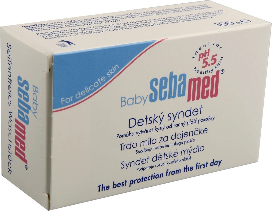 Leupin Syndet Waschstück 100g - Seifen- & Alkalifrei, PH 5,5, Für Empfindliche Haut, Bei Akne & Fettiger Haut