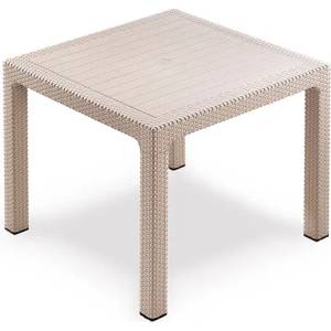 Novussi NOVUSSI-Маса CLASSI RATTAN 90х90x75см (R001)КАПУЧИНО (0142301)