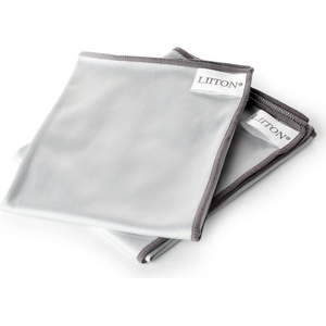 Liiton Кърпа за полиране 31 x 50 cм, комплект 2 бр. , сива, микрофибър, Litton (LT20400)