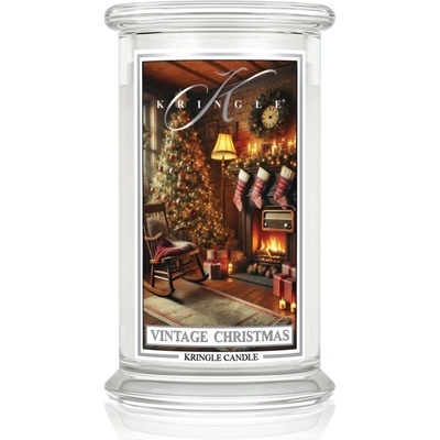 Kringle Candle Vintage Christmas ароматна свещ 623 гр