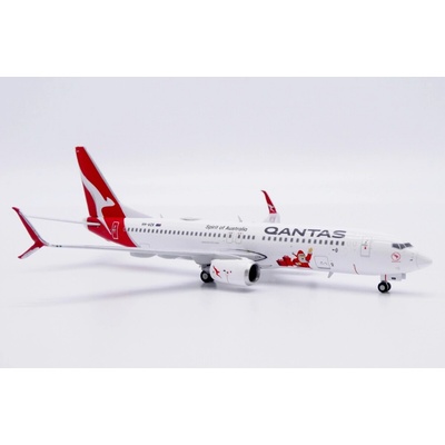 JC Wings B737-838WL Qantas Airways 2010s Colors w. Christmas sticker Named Daylesford 1:400