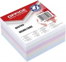Office products Кубче с цветни листчета неподлепено 85х85мм. 400 листа