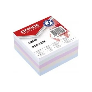Office products Кубче с цветни листчета неподлепено 85х85мм. 400 листа