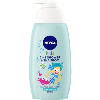 Nivea Kids Детски 2в1 душ-гел и шампоан за момчета Душ гел мъжки 500ml