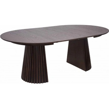 House Nordic Jídelní stůl rozkládací kulatý OSAKA Ø120 cm, uzený dub 2203001