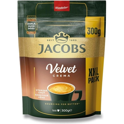 Jacobs Maják Velvet Crema XXL instantní káva 300 g