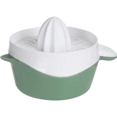 Excellent Houseware Lis na citrusy s nádobou s výlevkou, 17 x 12,5 x 10,5 cm, tmavě zelený zelený