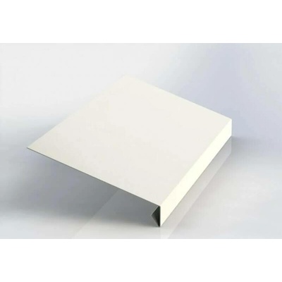 Okapnice klasik r.š.125mm Al hliníkový plech 0.6mm lakovaný RAL 9010 bílá dl.2m