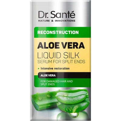Dr. Santé Aloe Vera tekutý hodváb pre poškodené vlasy a rozštiepené končeky 30 ml