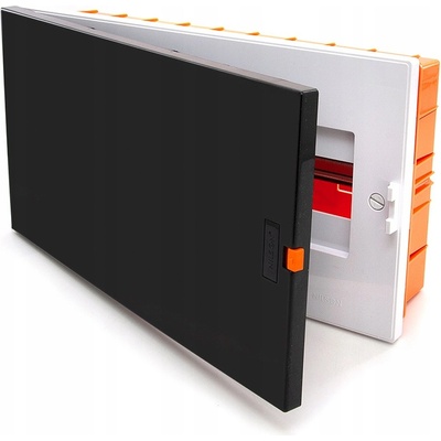 Rozvodnice pod omítku IP40 NILSON 1x18 s vodováhou IP40, 18 modulů