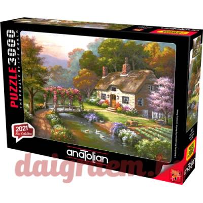 Anatolian Пъзел anatolian 4917 - 3000 части - Къщата с розите (p4917)