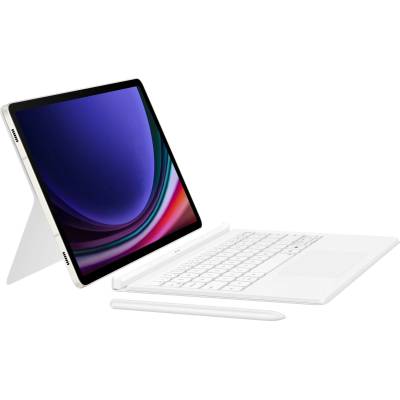 Tab S9/S9 FE Book Cover Keyboard White (EF-DX725UWEGWW)