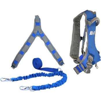 MDXONE Static ski harness with 9' static rope