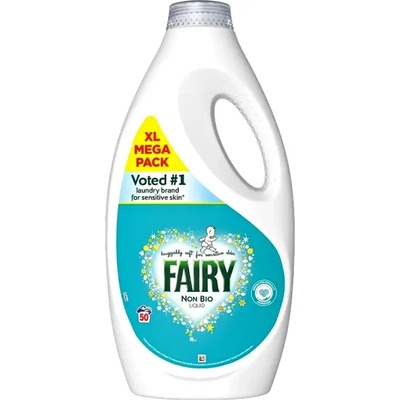 Fairy Non Bio течен препарат за бяло и цветно пране 50 дози