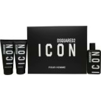 Dsquared2 Icon Dsquared2 Icon Pour Homme parfémovaná voda 100 ml + parfémovaný sprchový gel 100 ml + balzám po holení 100 ml