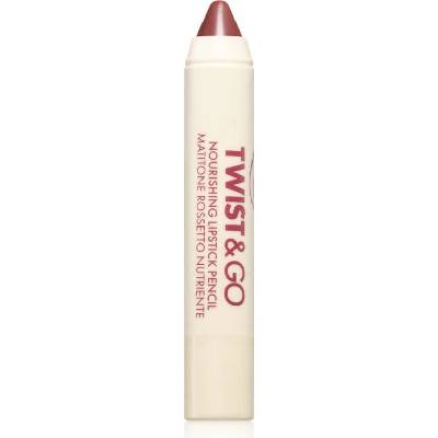 puroBIO Cosmetics Twist&Go vyživující rtěnka v tužce Dark Mauve 2,9 g